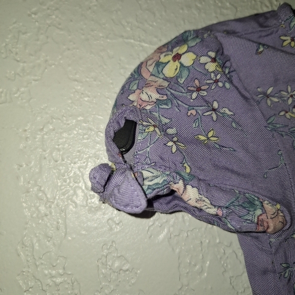 Oshkosh B'Gosh Purple Floral Print Dress Toddler Size 5 - Picture 5 of 8